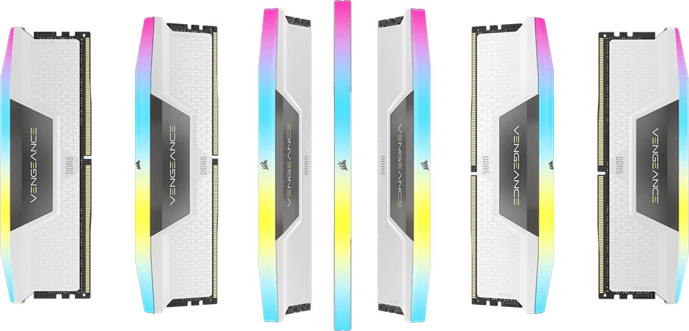 CORSAIR Vengeance RGB 32GB (2 x 16GB) 288-Pin PC RAM DDR5 6000